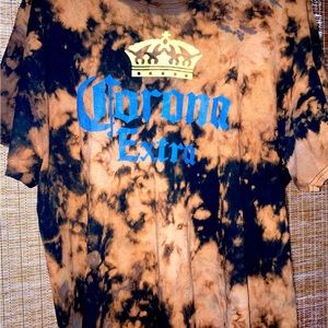 Custom bleach dyed Corona tee